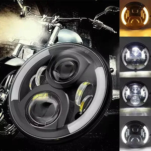 Phare LED 7 pouces pour Harley Softail - vue 7