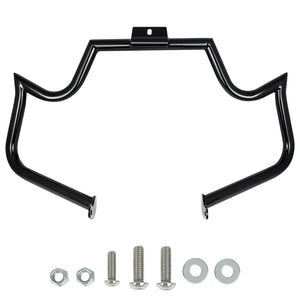 Barre de protection moteur chromée sur Harley Softail - vue 1