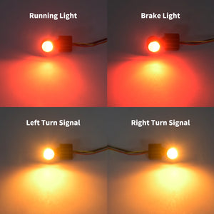 Mini clignotants LED feu stop pour Harley - vue 4