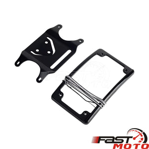 Support de relocalisation de plaque d'immatriculation courbé pour Harley Low Rider S/ST, Fat Boy, Softail - vue 4