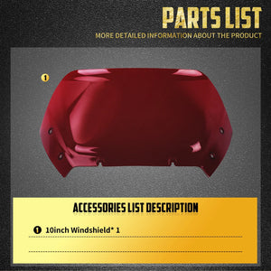 Pare-Brise 10 pouces - Harley-Davidson CVO Road Glide FLTRXSE 2023 et FLTRX 2024-2025 – photo 5/10