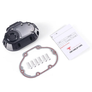 Cache latéral de boîte de vitesse à hublot pour Harley Touring Dyna Softail - vue 9