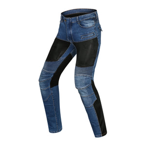 Pantalon moto homme anti-chute façon jean - vue 2
