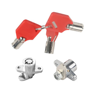 Serrures de sacoche avec 3 clés pour Harley Touring 1993-2013 - vue 1