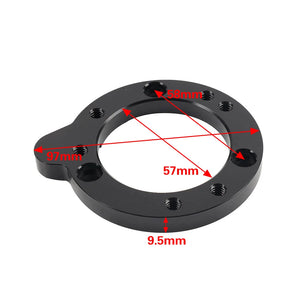 Plaque adaptatrice de filtre à air pour Harley carburateur - vue 3