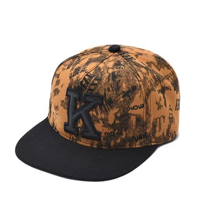 Casquette brodée à visière plate, vue de face - vue 54