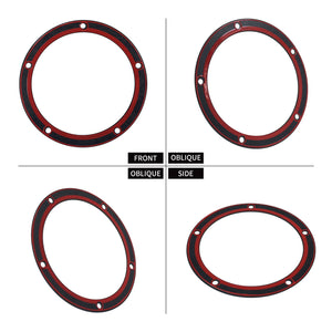 Joint de carter derby noir et rouge pour Harley-Davidson Twin Cam - vue 5