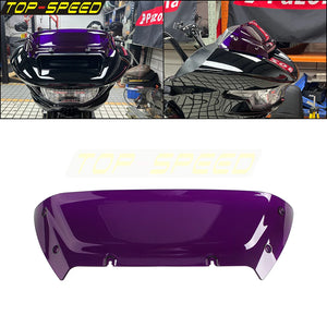 Pare-brise fendu bleu pour Harley Road Glide - vue 18