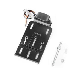 Support latéral de plaque d'immatriculation avec éclairage LED pour Harley Sportster et Dyna - vue 7