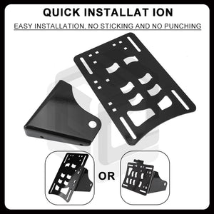 Support latéral de plaque d'immatriculation LED pour Harley Forty-Eight, SuperLow, Iron 883, Roadster - vue 4