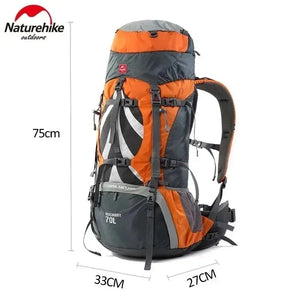 Sac à dos de trekking Naturehike noir 70 litres - vue 9