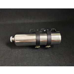Petit réservoir d'essence en inox de style café racer - vue 3