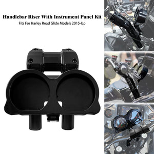 Risers avec support de compteurs pour Harley Road Glide - vue 9