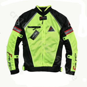 Blouson moto homme respirant, protections amovibles - vue 1