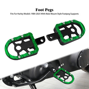 Repose-pieds passager violet pour Harley-Davidson - vue 1