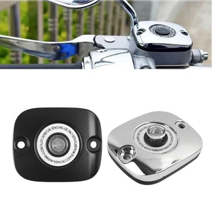 Couvercle de maître-cylindre avant pour Harley Dyna Softail Touring - vue 1