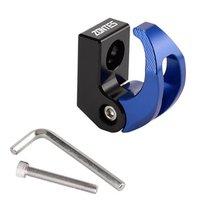 Crochet moto pliable en aluminium Chekis pour Zontes 350/310 - pompe et rangement casque - vue 9