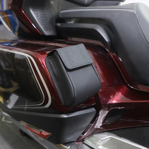 Pochette de rangement externe universelle pour moto, fixation adhésive (compatible Harley, Honda Gold Wing) - vue 6