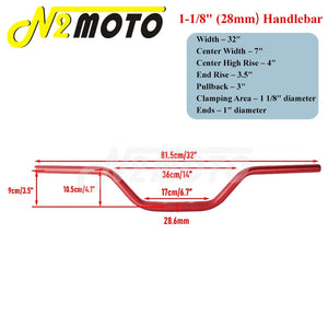 Guidon moto noir style club pour Harley-Davidson - vue 17