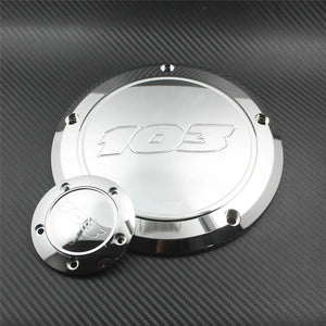 Cache derby et cache timer 5 trous pour Harley Dyna Softail Touring - vue 13