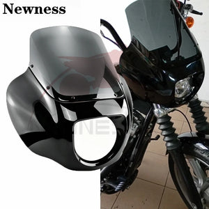 Kit carénage de phare et pare-brise pour moto Harley Softail - vue 1