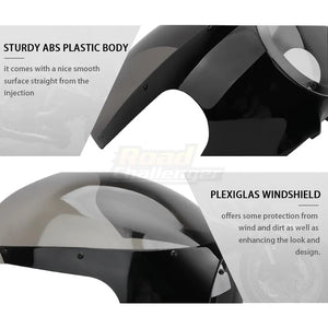 Carénage de phare cafe racer pour moto Harley Sportster - vue 4