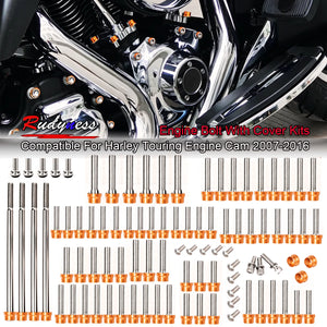 Kit de boulons et caches colorés pour moteur Harley Touring - vue 7