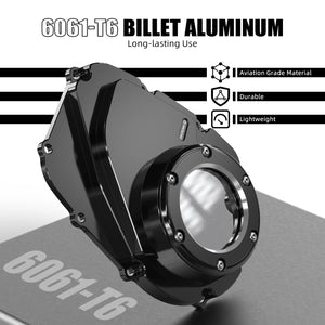Cache de Distribution (Cam Cover) avec Fenêtre Transparente - Harley-Davidson Touring & Softail M8 2017-2024 – photo 4/9