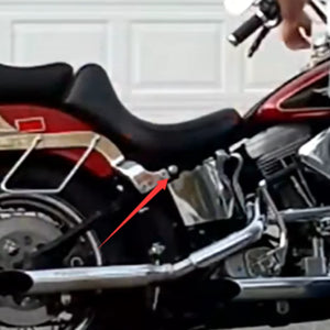 Vis de selle moletée pour Harley Softail - vue 2