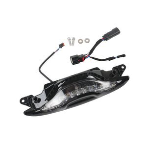 Feux de Carénage LED GOAT-E Chrome ou Noir, Ambre/Blanc pour Harley Road Glide – photo 6/8