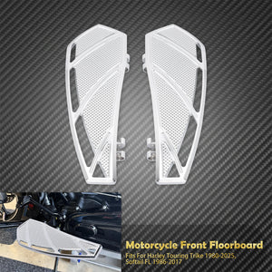 Marchepieds pilote (floorboards) avant - Harley Touring Road Street Electra Glide, Softail FL, FLD – photo 7/8