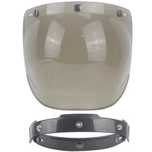 Écran solaire bulle rétro pour casque moto - vue - vue 10