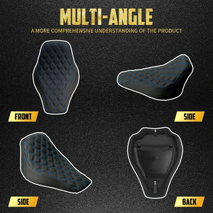 Selle Solo Conducteur Profil Bas (Diamond) - Harley-Davidson Softail Breakout & Rocker 2008-2017 – photo 2/10