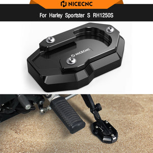 Extension de Béquille Latérale CNC pour Harley Sportster S RH1250S 2021-2024 – photo 1/7