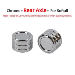 Caches d'Écrou d'Essieu Avant/Arrière CNC pour Harley Touring, Softail, Sportster – photo 11/24