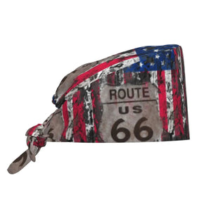 Bonnet léger imprimé Route 66 - vue de face - vue 16