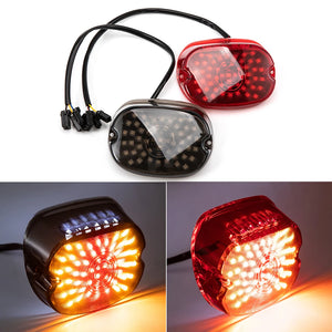 Feu arrière LED laydown à clignotants pour Harley Softail Dyna - vue 1