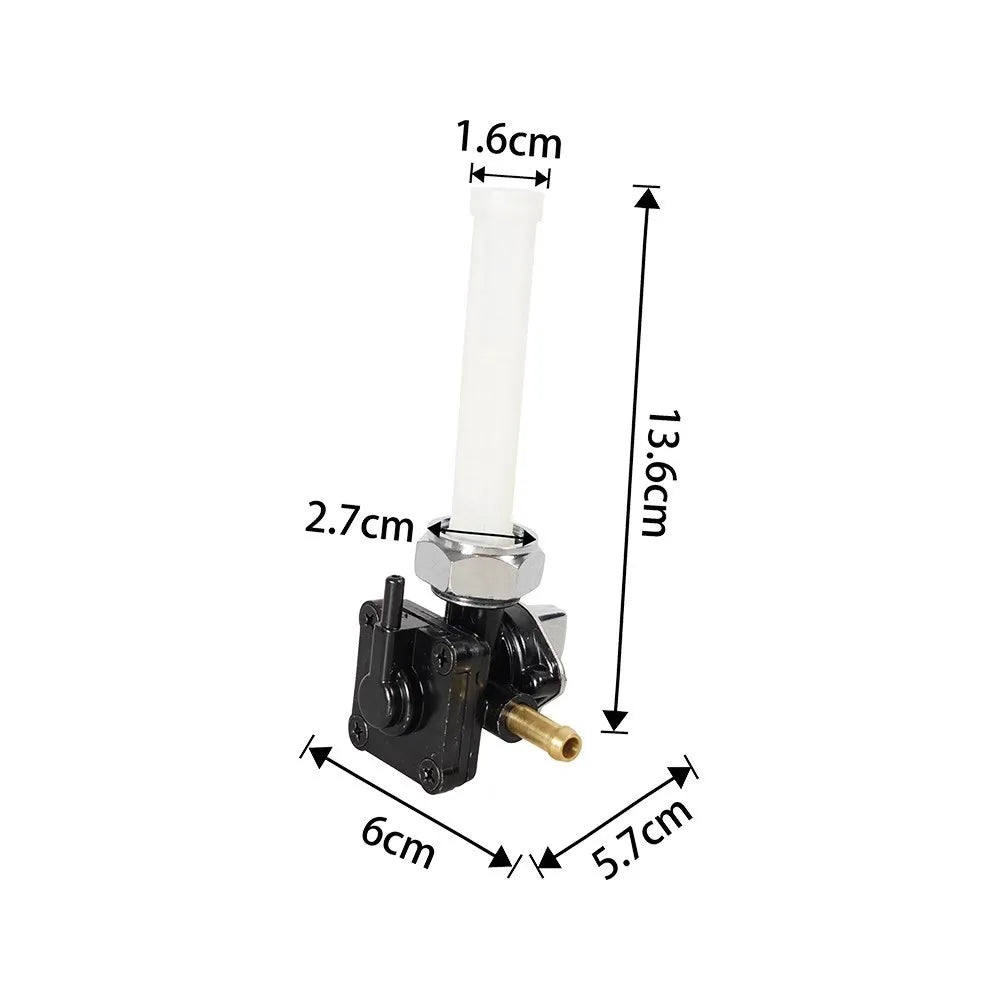 Robinet d'essence à filetage mâle pour Harley-Davidson FLST, FXST, FLT, FXD (1995-2001)