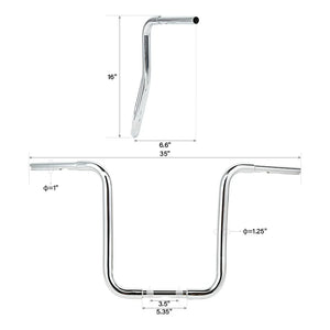 Guidon ape hanger pour Harley Softail et Sportster - vue 11