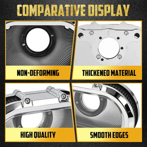 Filtre à Air avec Anneaux Décoratifs Interchangeables - Harley-Davidson Touring, Softail, Dyna, Sportster, Trike – photo 4/26