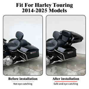 Top Case Razor 7,5 pouces avec Dossier - Harley-Davidson Touring FLHTK/FLHR 2014-2025 – photo 2/8