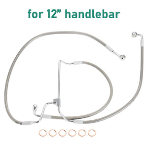 Durite de Frein Avant Rallongée pour Guidon Surélevé (12/14/16 pouces) - Harley-Davidson Touring sans ABS 2014-2023 – photo 10/12