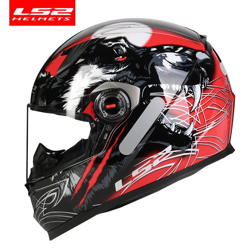 Casque intégral LS2 FF358 noir - vue 2