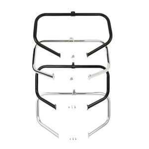 Barre de protection moteur chromée sur Harley Touring - vue 1