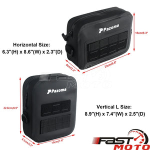 Sacoche de guidon T-Bar étanche style club pour moto - vue 3
