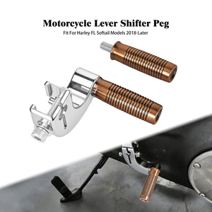 Levier de sélecteur de vitesse en aluminium pour Harley-Davidson Softail - vue 15