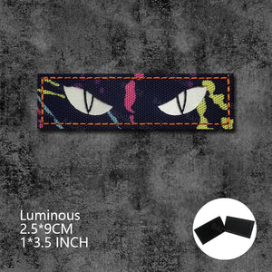 Écusson tactique phosphorescent yeux de chat - vue 27