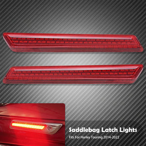 Feux LED de loquets de sacoche - Harley Touring Road King, Electra Street Glide, CVO Limited 2014-2023 – photo 7/8