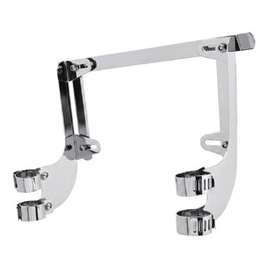Support de pare-brise chromé pour fourche de moto de 39 mm - vue 1