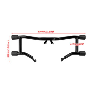 Barre de protection moteur avant noire pour Harley-Davidson Touring - vue 6